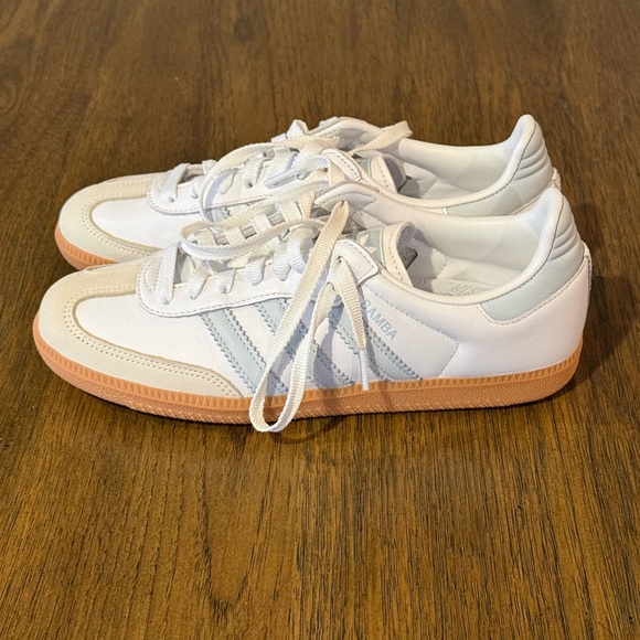 adidas Shoes - Adidas Samba OG with Baby Blue Accents